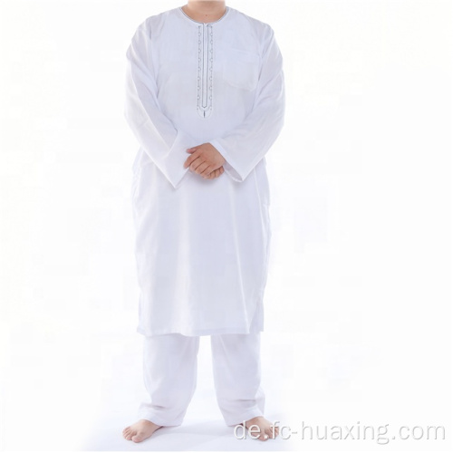 Hoher Hals Jubba White Arabien